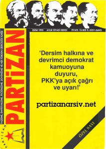 Partizan Sayı Özel Sayı - Ekim 1993