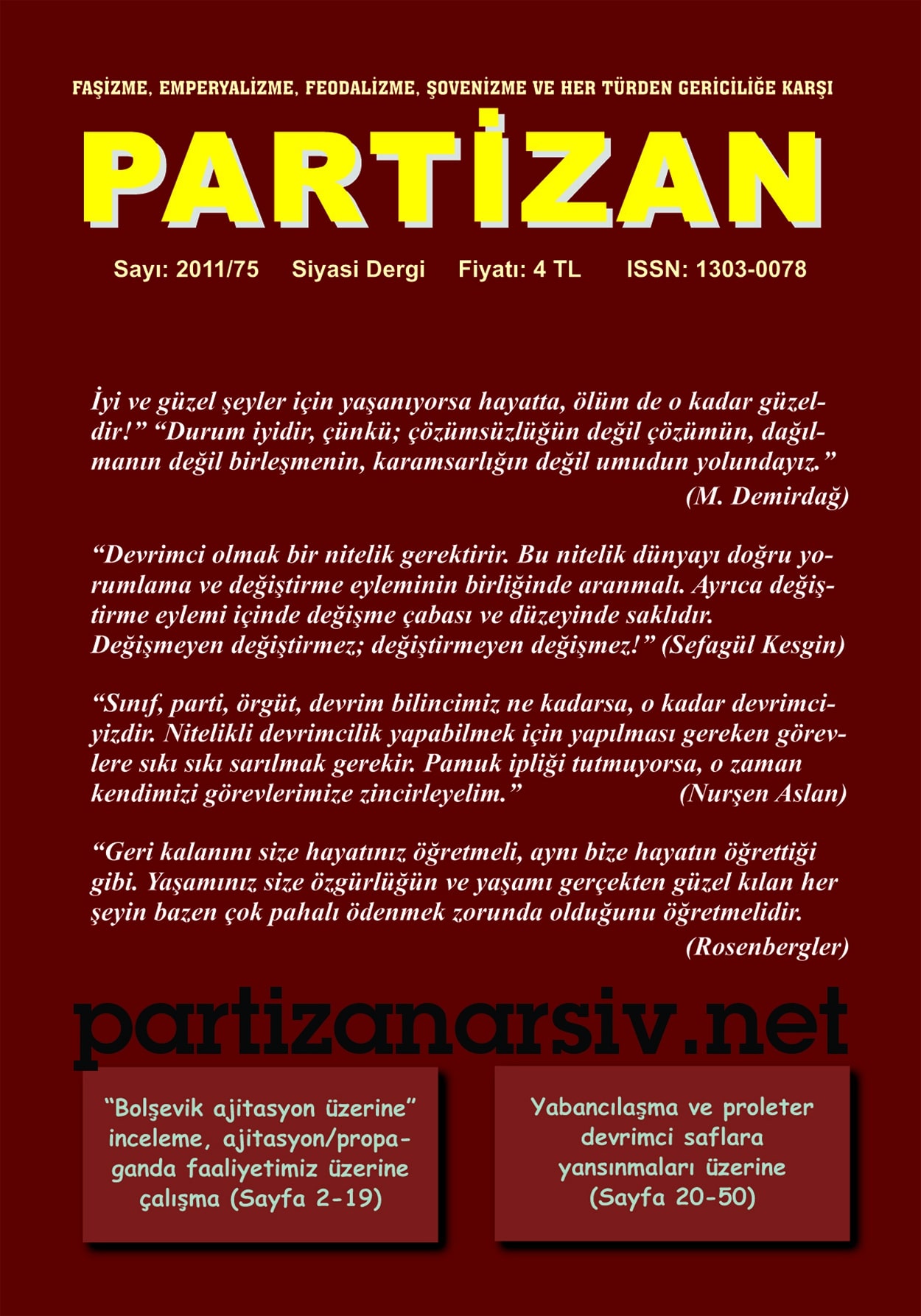 Partizan Sayı 75