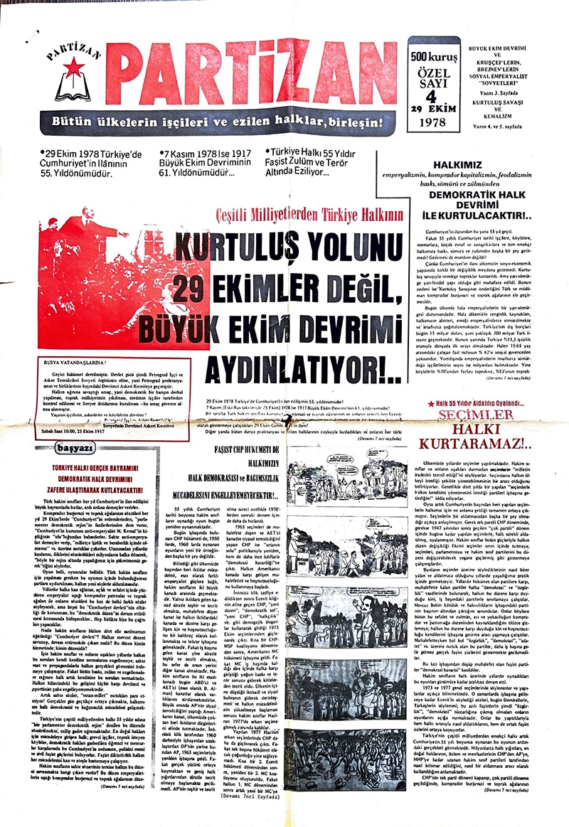 Partizan Dergisi Özel Sayı 4