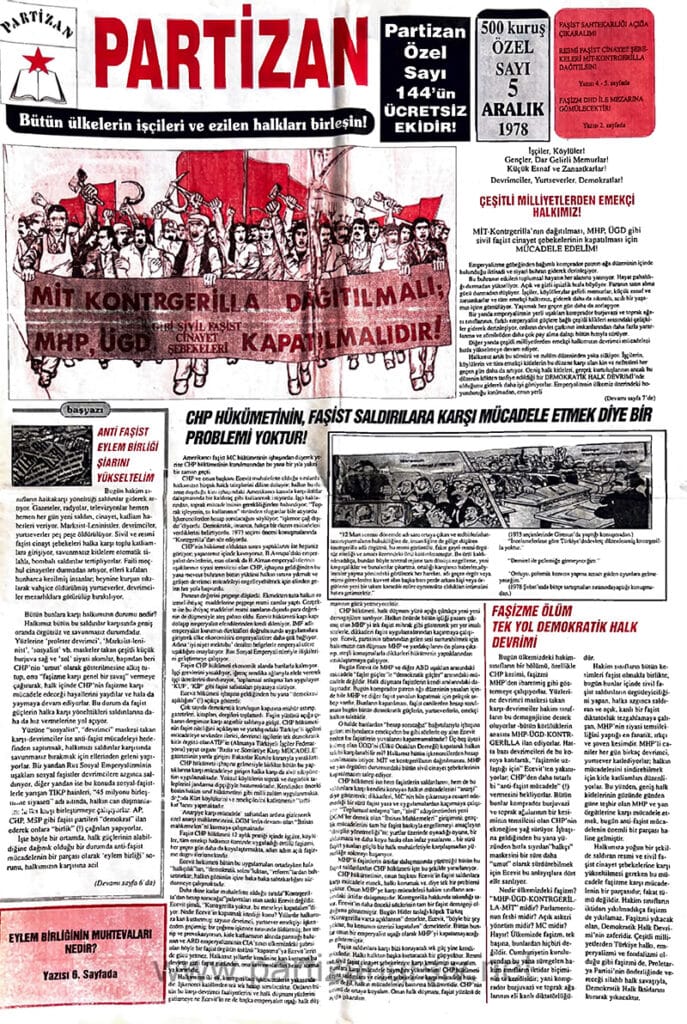 Partizan Dergisi Özel Sayı 5