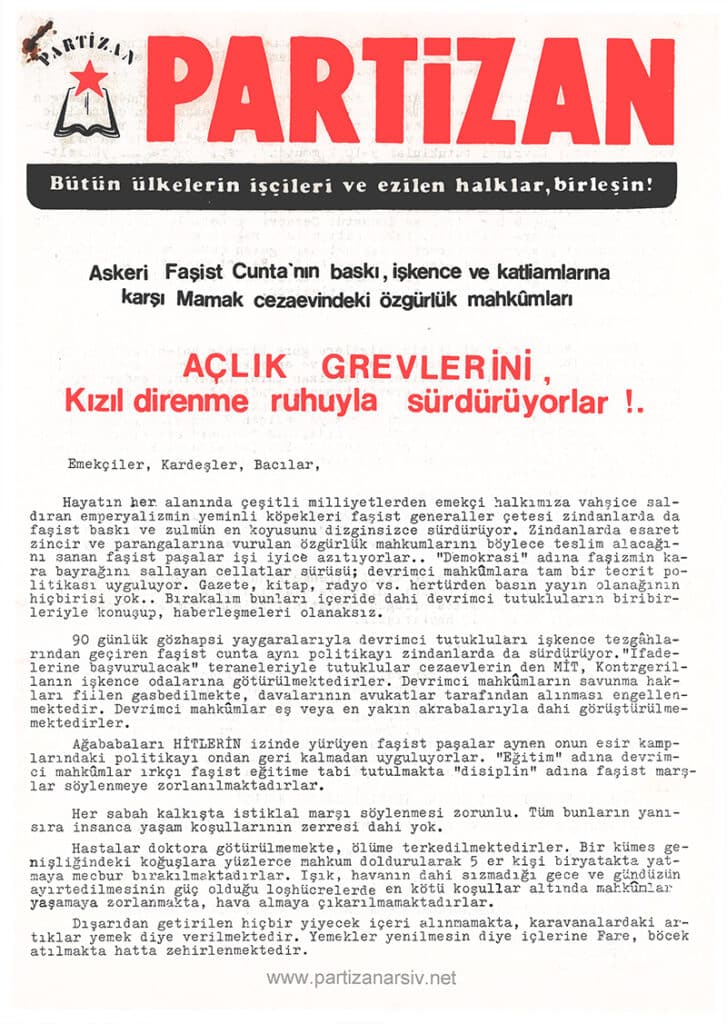 Partizan Dergisi Özel Sayı