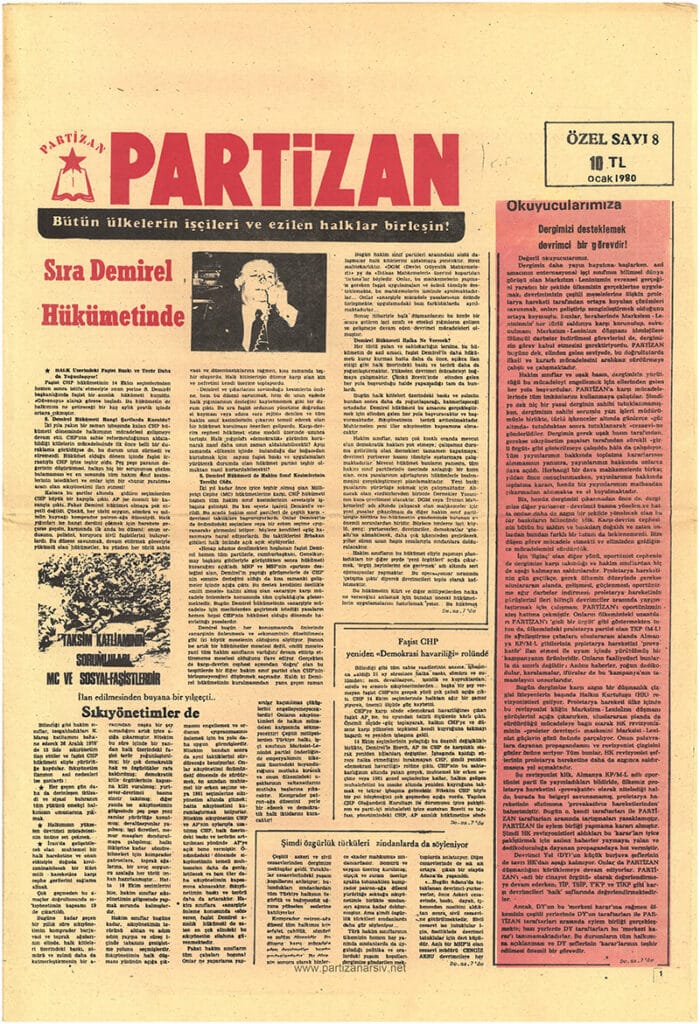 Partizan Dergisi Özel Sayı 8