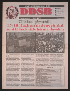 DDSB - Devrimci Demokratik Sendikal Birlik Bülteni Sayı 15